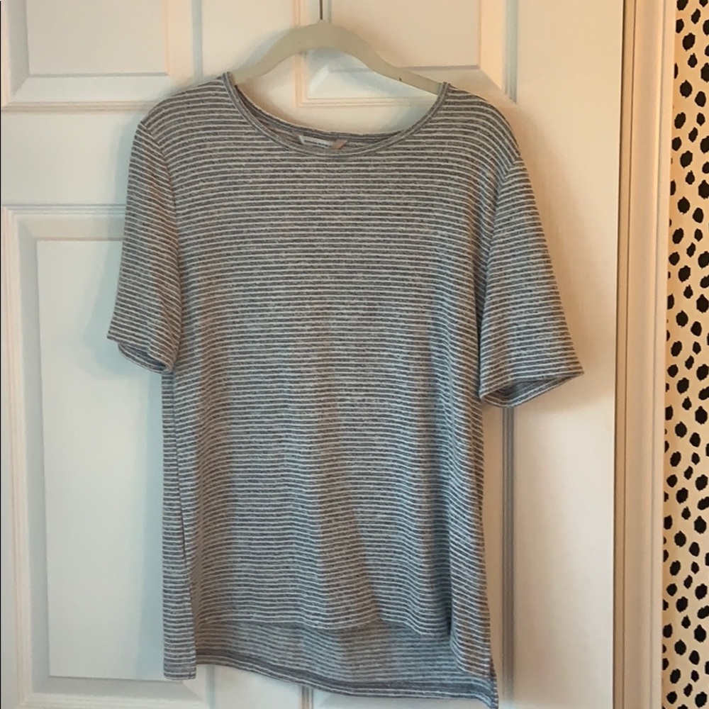 Banana Republic Luxespin Striped Tee Shirt